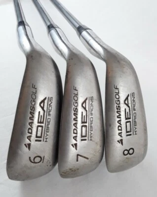$98.72 • Buy Adams Golf Idea A30S 6-8 Hybrid Irons RH Regular Flex Pro Launch Graphite Shafts
