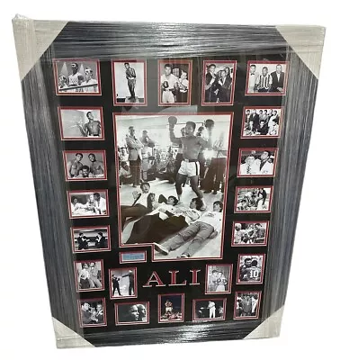 Muhammad Ali Over The Beatles Collage Signed Frame W/COA! (CMP091950) • $1199.99