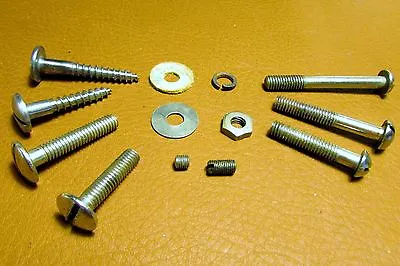 Victor Victrola Pan & Round Head Motor Deck Horn Tone-Arm Screws 3 Screw Sets  • $8.99