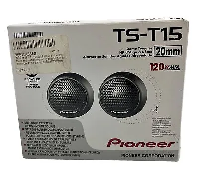 Pioneer - TST15 - ¾  Soft Dome Tweeter With 120 Watts Maximum Power - Pair  • $44.78