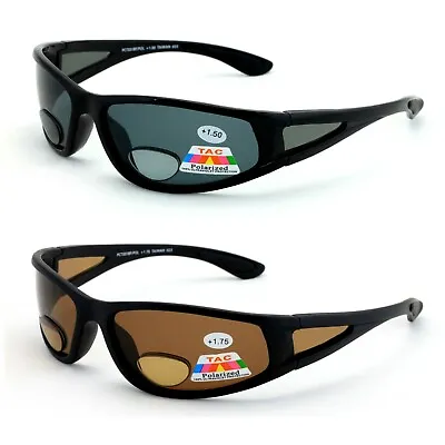 2 Pairs Men Polarized Bifocal Sunglasses - Fly Fishing Readers Outdoor Reading • $27.95