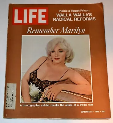 LIFE Magazine September 8 1972 Marilyn Monroe Mark Spitz Peace Corp • $5.99