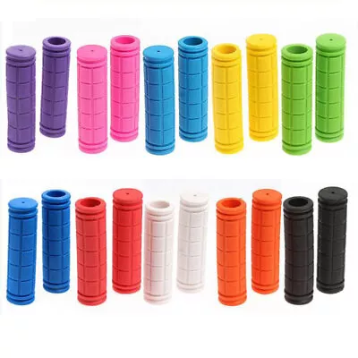 1 Pair Soft Rubber Handlebar End Grips For Bicycle MTB BMX Road Mountain Bike US • $5.38