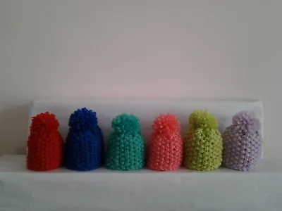  Pineapple Design Hand Knitted Egg Cosy/cosies  Small Hats. • £1.99