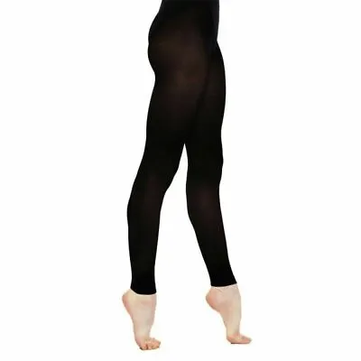 £5.50 • Buy Dance Tights Girls Women's Convertible Footed Footless Soft Ballet Tights Semi