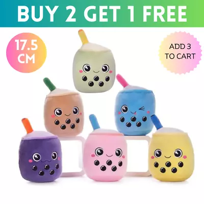 OFFICIAL Bubble Tea Boba Cup Squishmallow Gift Plush Toy Soft Kawaii UK Licensed • £7.95