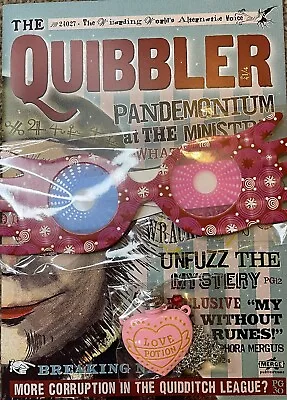 £9.99 • Buy Harry Potter ⚡️Luna Lovegood Bundle, Glasses, Quibbler Cover, Necklace. Uk 🇬🇧