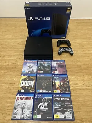 Ps4 Pro 1tb + 2 Controllers + 9 Games • $349