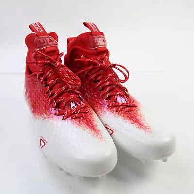 Under Armour Spotlight Football Cleat Men's Red/White New Without Box • $24.75