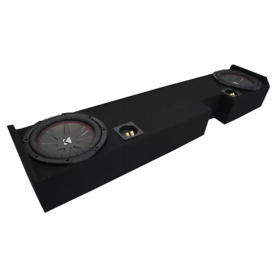 01-14 Ford F250 F350 Ext Super Cab Truck Kicker CompR CWR10 Dual 10  Sub Box • $335.95