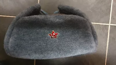 £12.50 • Buy Original Russian Hat Cossack Winter Warm Wool Mixed Fur Army Military Badge