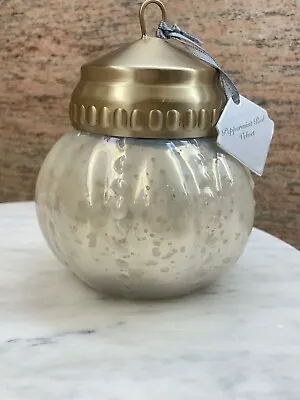 NWT Anthropologie Capri Blue Volcano Mercury Glass Jar Candle Peppermint Bougie • $14.99