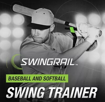 SWINGRAIL Baseball & Softball Swing Trainer - Batting Hitting Aid By SWINGRAIL • $29.99