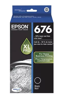 Epson - 676 XL High-Yield Ink Cartridge - Black • $39.96