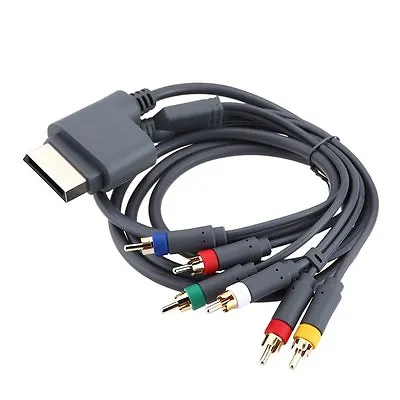 Component HD AV Audio Video Cable Lead For Microsoft Xbox 360 2.5M • £6.44