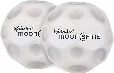 Waboba Moon Ball Moonshine 2-Pack | Light-Up Bouncing Ball • $43.61