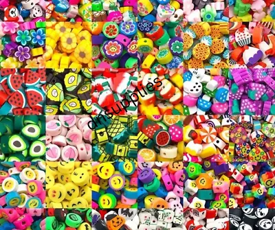 £3.99 • Buy Mix Color Polymer Clay  DIY Bracelet/necklace/crafts /crafts- 8/10mm - 50 Beads