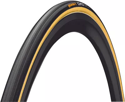 Continental Giro Tire - 700b X 22 / 28 X 22 Tubular Folding BLK/Transparent Perf • $47.95
