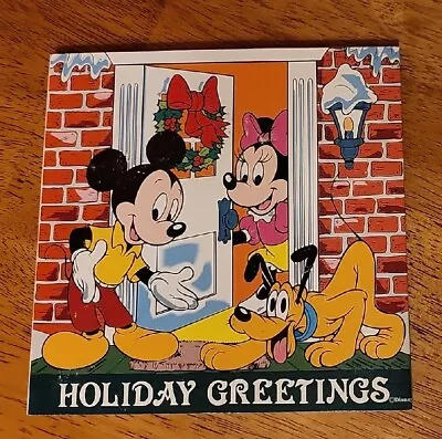 RARITIES MINT DISNEY HOLIDAY GREETINGS .999 Pure Silver Coin 1990/1991 Mickey  • $25