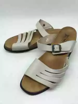 Pre-Owned Mephisto Ivory Size 41 Slip On Sandals • $45.59