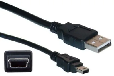 Mini USB Cable A To B USB 2.0 Cord Data Sync Charge GoPro GPS DVR POS Machine US • $6.99