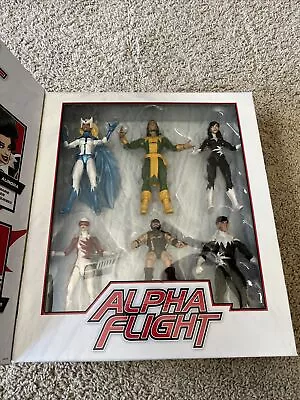 Alpha Flight Marvel Legends Amazon Box Set Puck Northstar Aurora Snowbird Vindic • $174.99