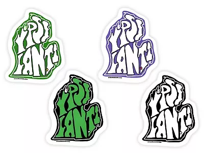 Ypsilanti Michigan State Map Sticker Travel Decal - Color Variations Available! • $3.99