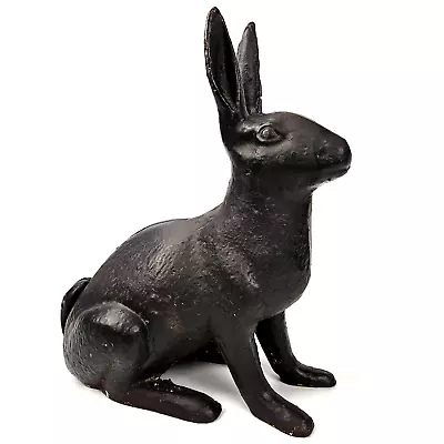 Antique Hubley Cast Iron Rabbit Figurine Doorstop Garden Statue PA • $400