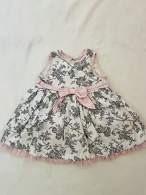 Beautiful Floral Baby Girl Dress Maggie & Zoe Size 18 Months Baby Clothing Dress • $10