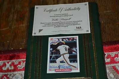 Willie Stargell 1993 Nabisco All-star Autographed Baseball Trading Card Coa • $16.95