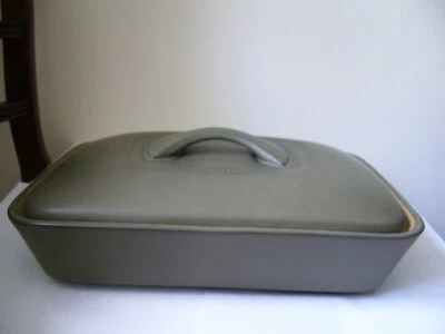 Denby Chevron Lidded Divided Serving Dish Second Quality Very Good Used B • £21.99