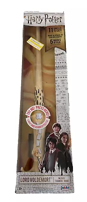 Harry Potter Lord Voldemort Wizard Training Wand 11 Spells NEW In Box 2018 • $6.30