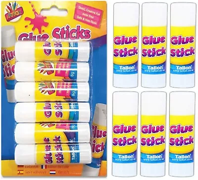 £3.29 • Buy 6 X TWIST UP GLUE STICKS Scrapbook Paper Card Photo Fabric Craft NON TOXIC Kids