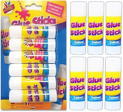 £3.59 • Buy Glue Sticks Safe Non-toxic Pack Of 6 Ideal For Arts/Kids/Crafts/Children/