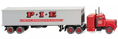 WIKING Hanomag Henschel With Trailer Container P.I.E Scale 1/87 WIK052706 • $29.68