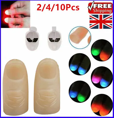 2-10X Magic Light Thumbs Fingers Magic Light Up Flashing Thumb Light Anywhere UK • £8.09