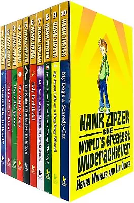 Hank Zipzer Collection 10 Books Set Pack Henry Winkler And Lin Oliver • £22.65