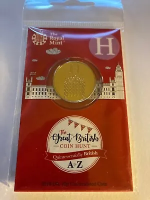 2018   H   10p A - Z  Alphabet LETTER UNCIRCULATED CARDED SEALED MINT COIN • £3.99