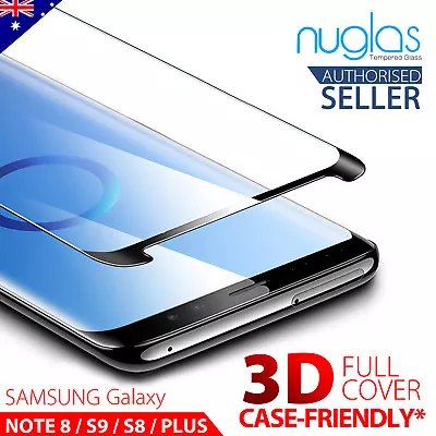 NUGLAS For Samsung S10 5G S9 S8 Plus Note 10 9 8 Tempered Glass Screen Protector • $8.95