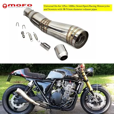 Exhaust Muffler Pipe Silencer Slip On For Honda Yamaha 125cc 250 450 650 1000cc • $69