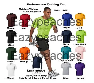 Men's A4 NEW Dri-fit Workout Running Cooling Athletic T-SHIRTS S-3XL 4XL N3142 • $12.95