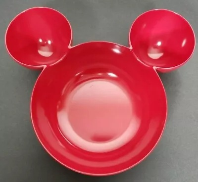 ZAK Designs Disney MICKEY MOUSE Head Ears Red Bowl Large Chip Dip Serving Dish  • $13.99
