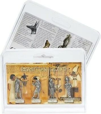 Egyptian Gods Pack Of 4 Detailed Miniature Pewter Figures	 • £10.90