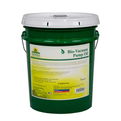 $250.54 • Buy RENEWABLE LUBRICANTS 84104 Vacuum Pump Oil, 5 Gal,Pail,10 SAE Grade