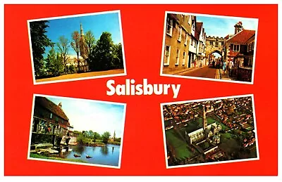 Postcard Salisbury Wiltshire England Posted 1983 • £2.25
