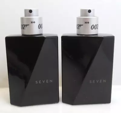 James Bond 007 Seven Eau De Toilette 1.6 Oz Nwob Lot Of 2 • $30