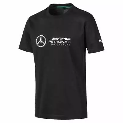 Mercedes AMG Petronas F1 Puma T Shirt - BLACK - Licensed Merchandise - UK STOCK • £40