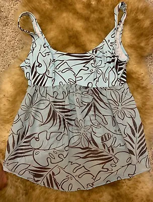 Anita Maternity Top Tankini Blue Eu42 I46 Usa12 Uk36 Cup C  Swimwear  • $30