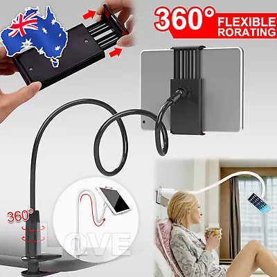 360°Rotating Tablet Stand Holder Lazy Bed Desk Mount For IPad Air IPhone Samsung • $10.95