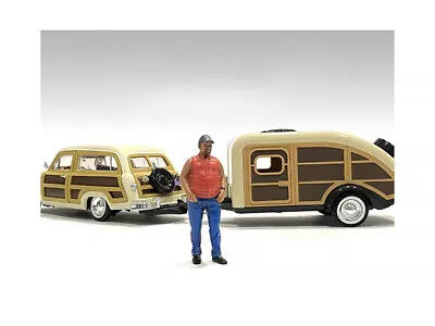  Campers  Figure 1 For 1/18 Scale Models By American Diorama 76334 • $9.99